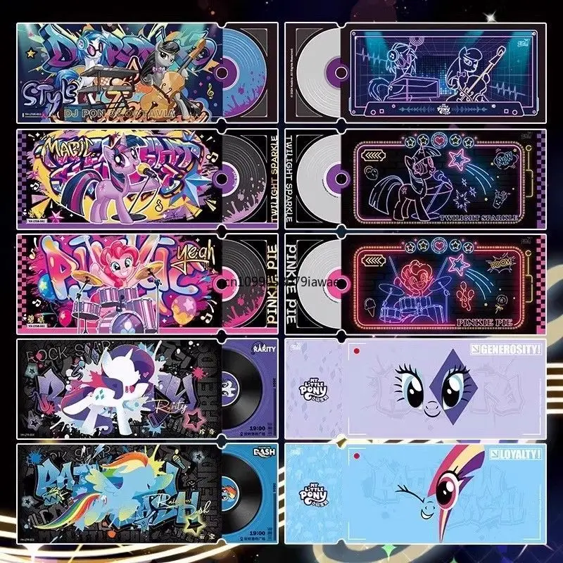 

Официальные музыкальные карты KAYOU My Little Pony Rock Band с лазерным миганием | Подарочный набор оригинальных интерактивных игрушек для детей
