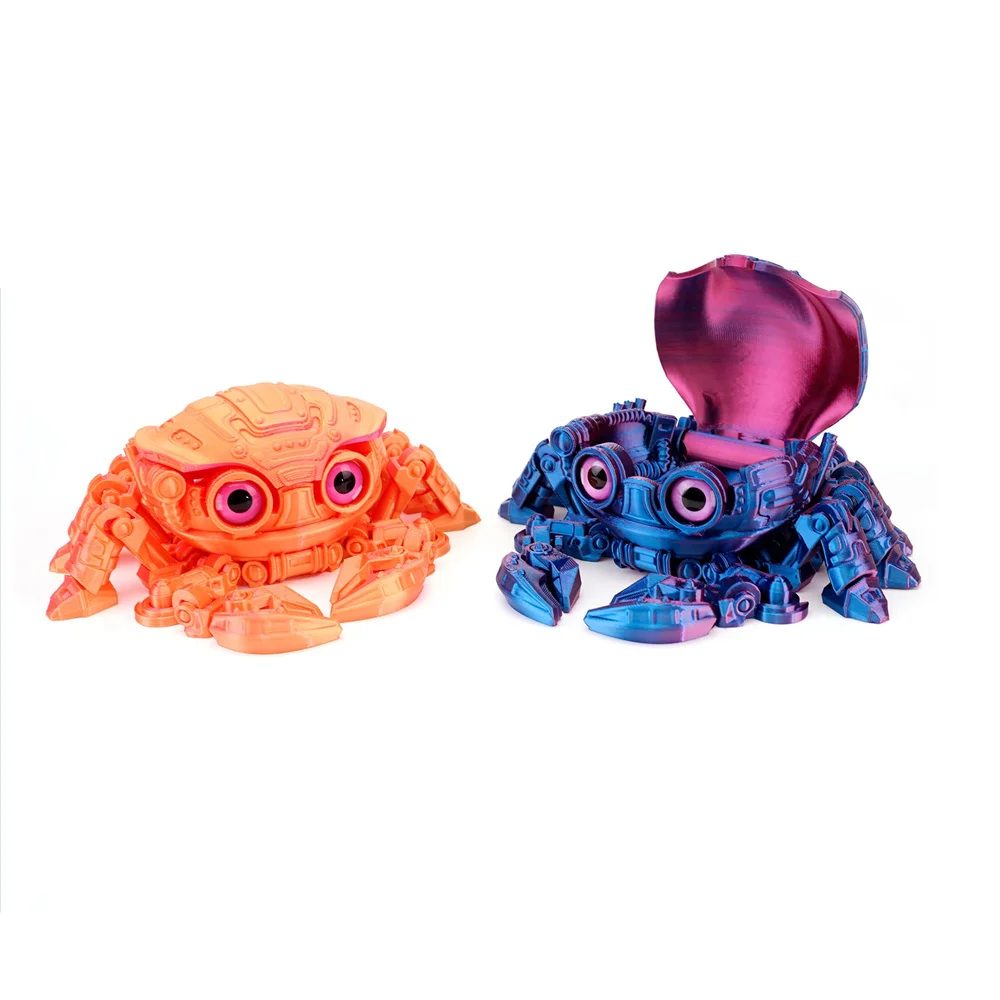 ألعاب الطباعة ثلاثية الأبعاد الميكانيكية كراب المشتركة المنقولة نموذج الجدة لعبة الكبار مكافحة الإجهاد تمثال مصغرة مكتب الملحقات عيد ميلاد