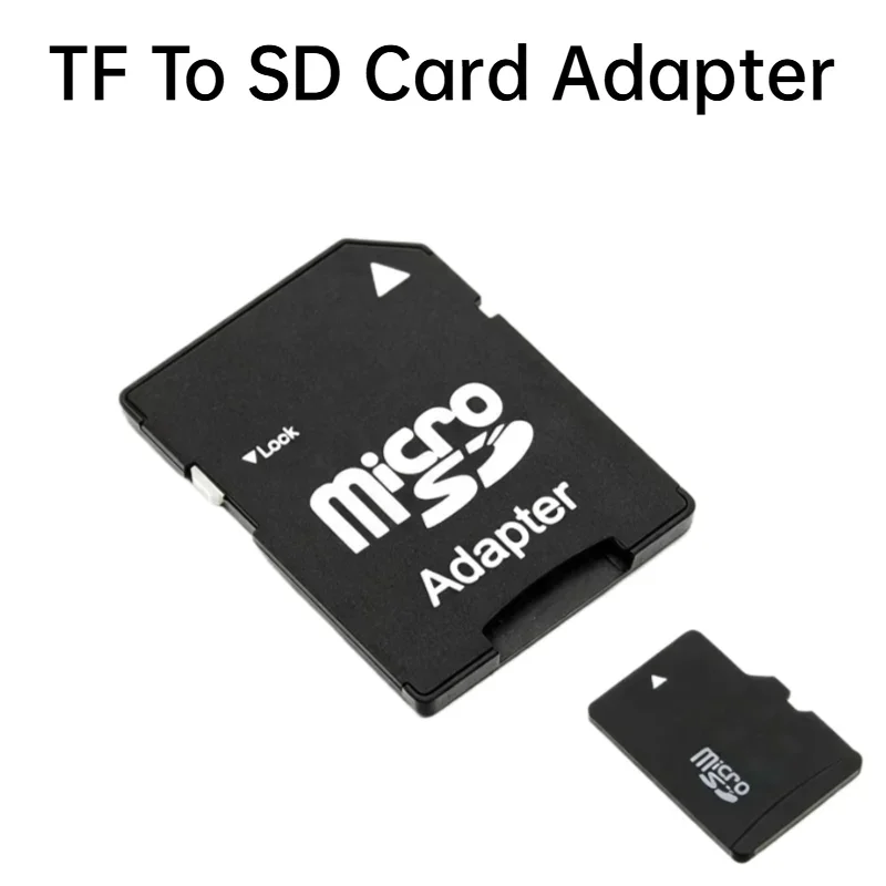 1/50pcs Micro SD TransFlash TF To SD SDHC Memory Card Adapter Converter Phones Tablet Memory Stick For Computer Intenal Storage