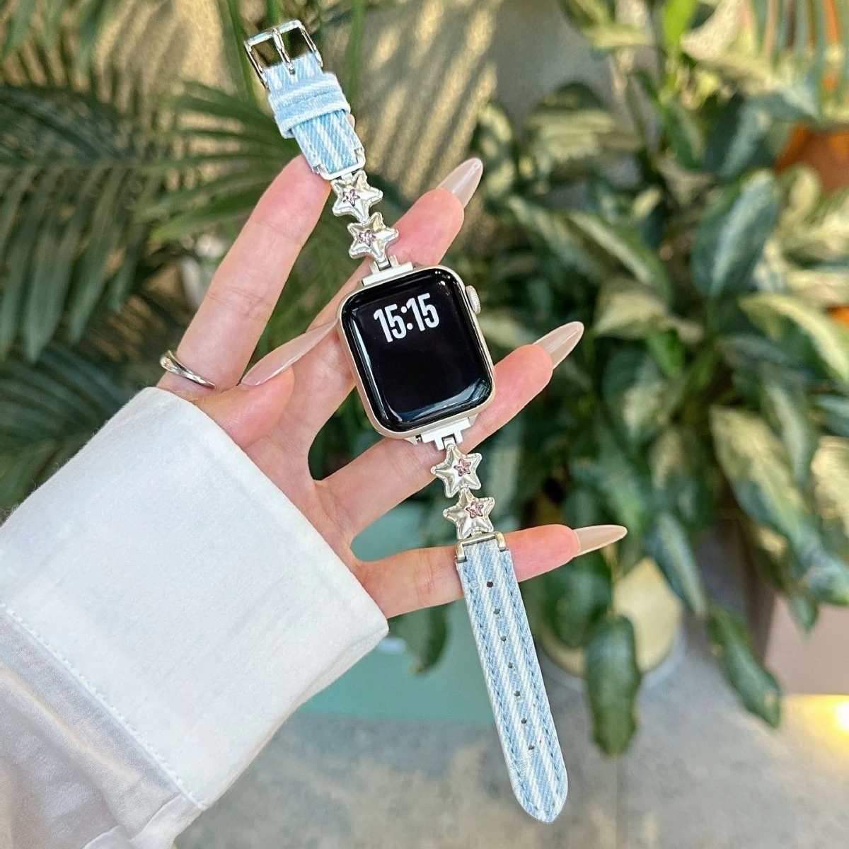 Cinturino in Denim con Cristal - Smartwatch Stylish Watches For Women recensione e prezzo