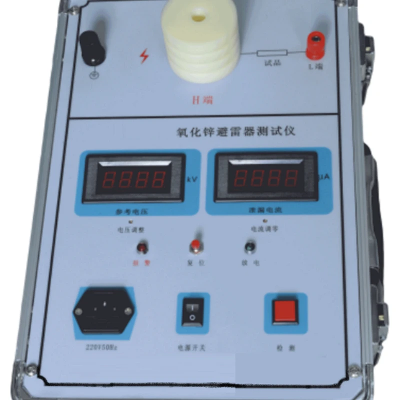 

Zinc oxide lightning arrester tester