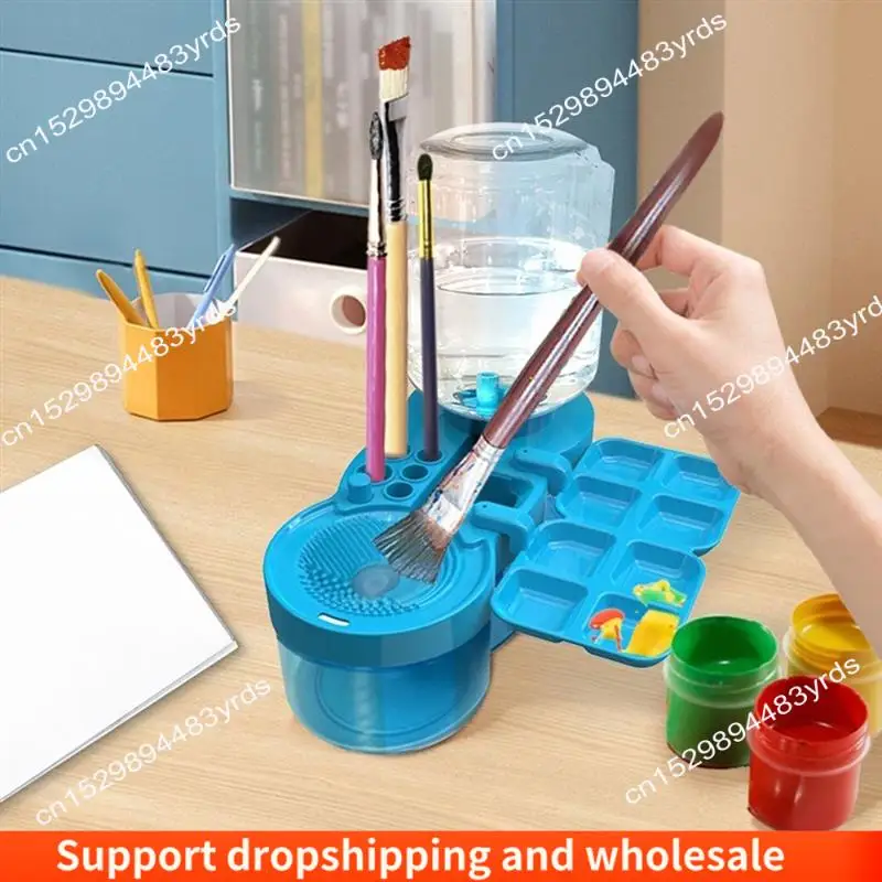 

AA86 Шайба для кистей для рисования Кисть для рисования и шайба для краски Пресс и слив Автоматический очиститель кистей для наполнения водой