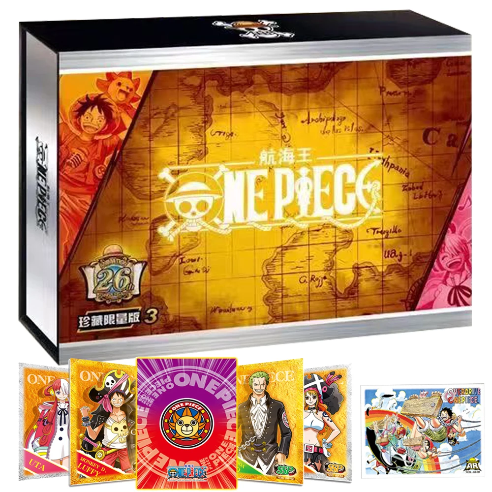 

ONE PIECE Collection Card For Children Monkey D. Luffy Nico·Robin Youth Passionate Anime 3D Laser Limited Game Card Kids Gifts