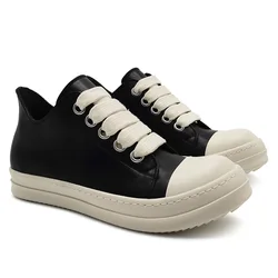 R0 Shoes Women Leather Boots Leather Luxury Sneaker Men's Sneakers Streetwear Hip Hop Men's Casual Shoes