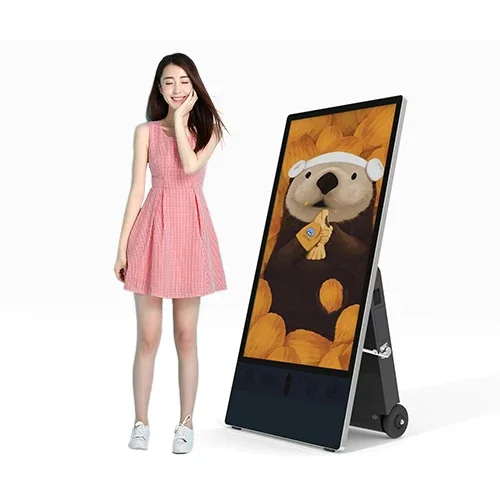 43-Inch Waterproof Floor-to-ceiling Out-of-home Advertising Kiosk Totem LCD Touch All-in-one SDK Function Digital Poster