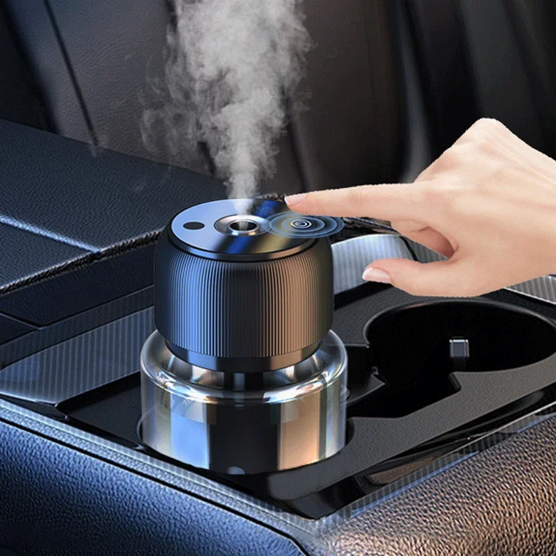 Smart Car Air Freshener Star Sky Cold Mist Humidifier Glass Intelligent Fragrance Machine Starts and Stops with The Car Diffuser