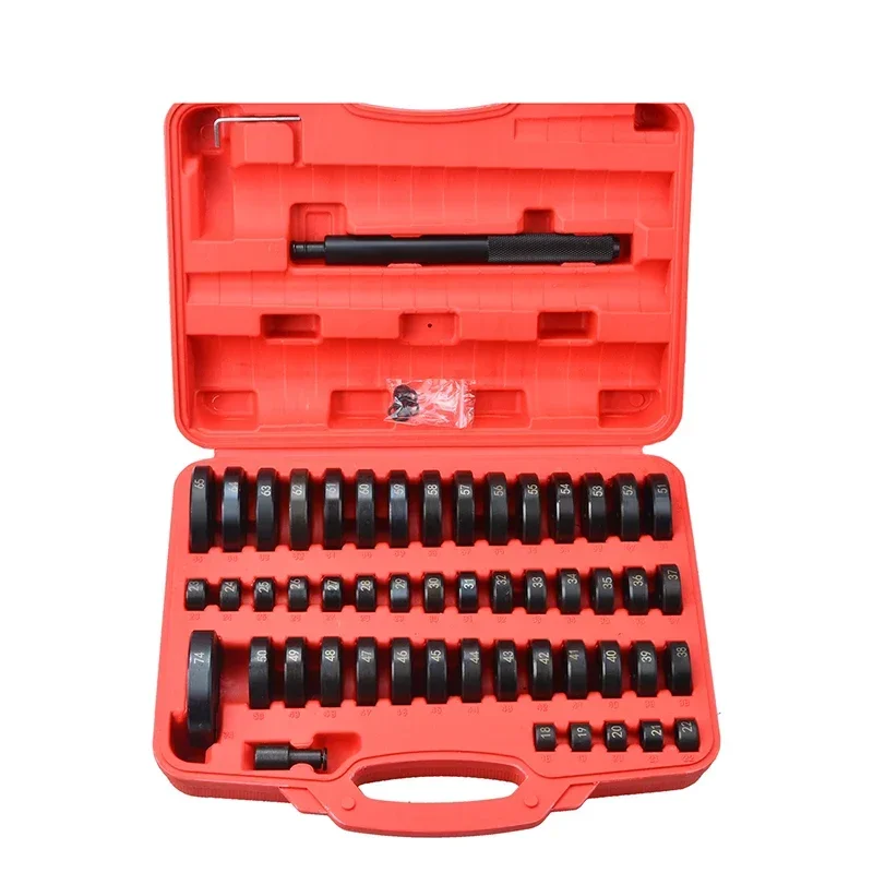 

51pcs Custom Bushing Bearing Seal Driver Push Press Disc Tool Set 18-65mm