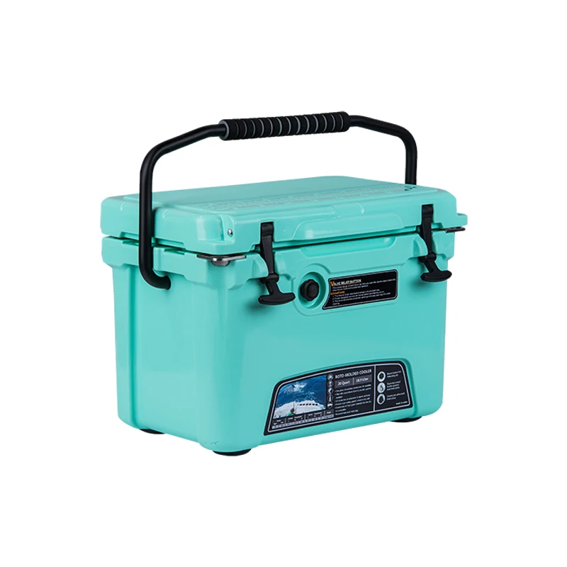 กล่องเก็บความเย็นขนาดเล็ก 20QT ยอดนิยม สำหรับแช่เบียร์ ทำจากพลาสติก