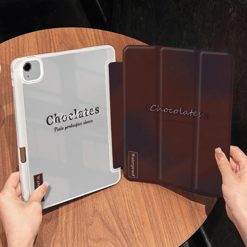 

Tri-fold Funda for IPad Air 5 2022 Air 4 Case 2021 10.2 7/8/9 Generation Simple Style PU Acrylic Cover Ipad 2017 2018 9.7inch