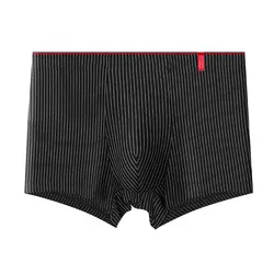 Roupa interior algodão boxer para homens, Cuecas curtas grandes, 100% algodão