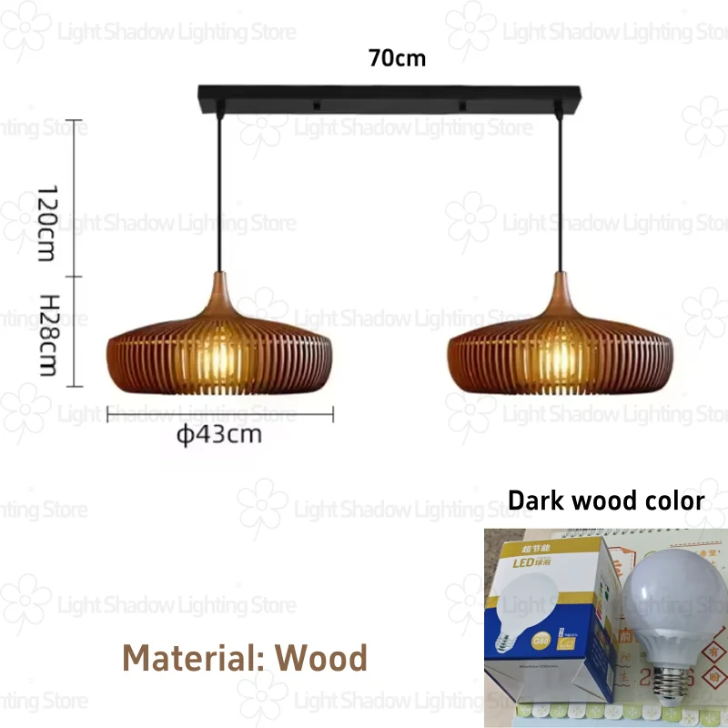Clava Dine houten hanglamp vogelkooi licht eetkamer studeerkamer woonkamer eettafel hanglamp
