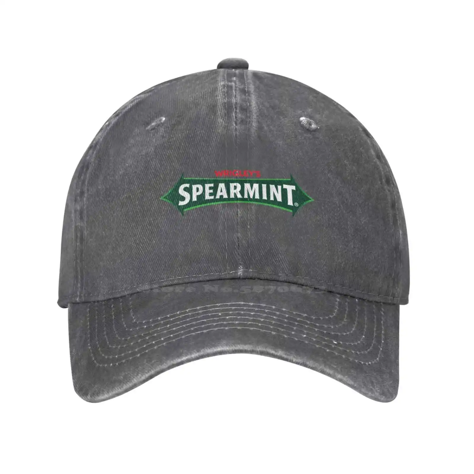 Wrigley Spearmint Logo Fashion quality Denim cap Knitted hat Baseball cap