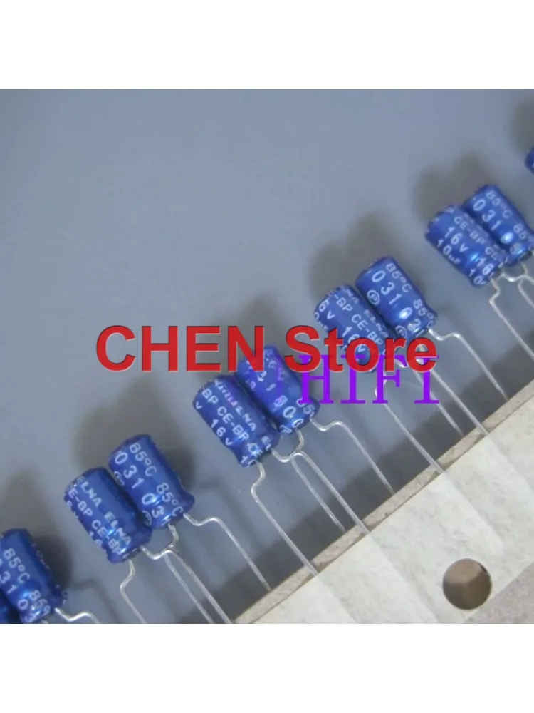 50PCS/lot original ELNA BP 16V10UF 4X7MM 85C CE-BP 10UF 16V electrolytic capacitor free shipping