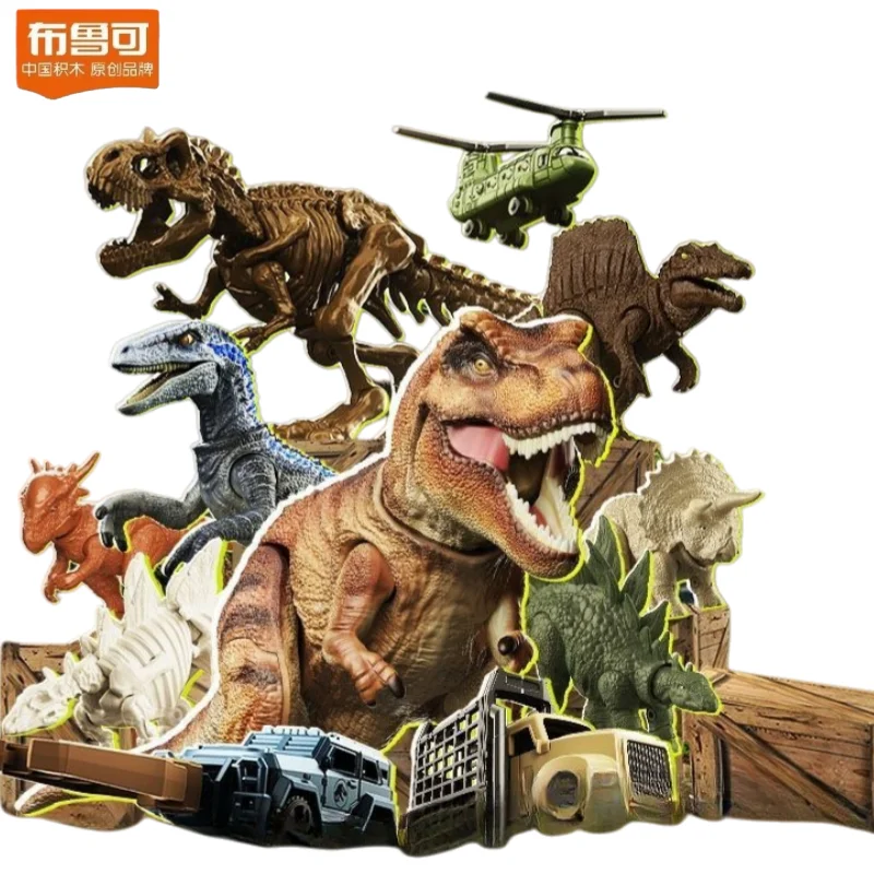 

Blokees Building Block Man Dinosaur Toy Tyrannosaurus Rex Building Block Assembly Model Children Birthday Gift Toys Puzzle Toy