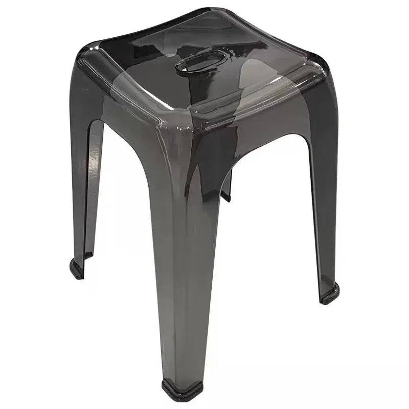 

Acrylic stool household small stool thickened stackable dining table extra thick living room high transparent plastic stool