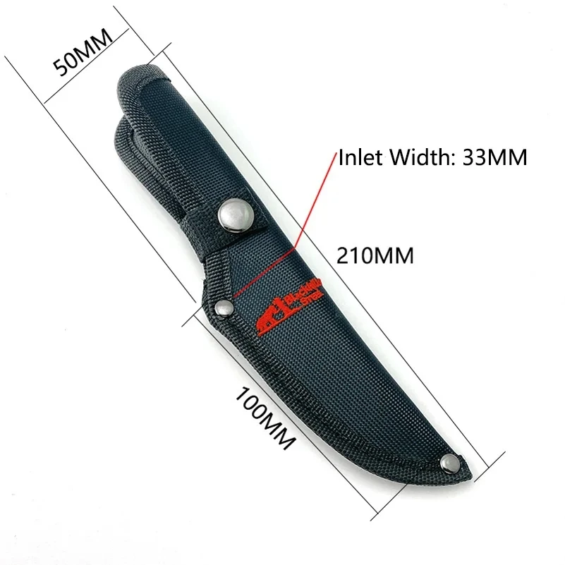 1pc Customized Small Straight Knife Nylon Scabbard Sheath Outdoor Fixed Blade Holders Pants Portable Storage Bag Cover