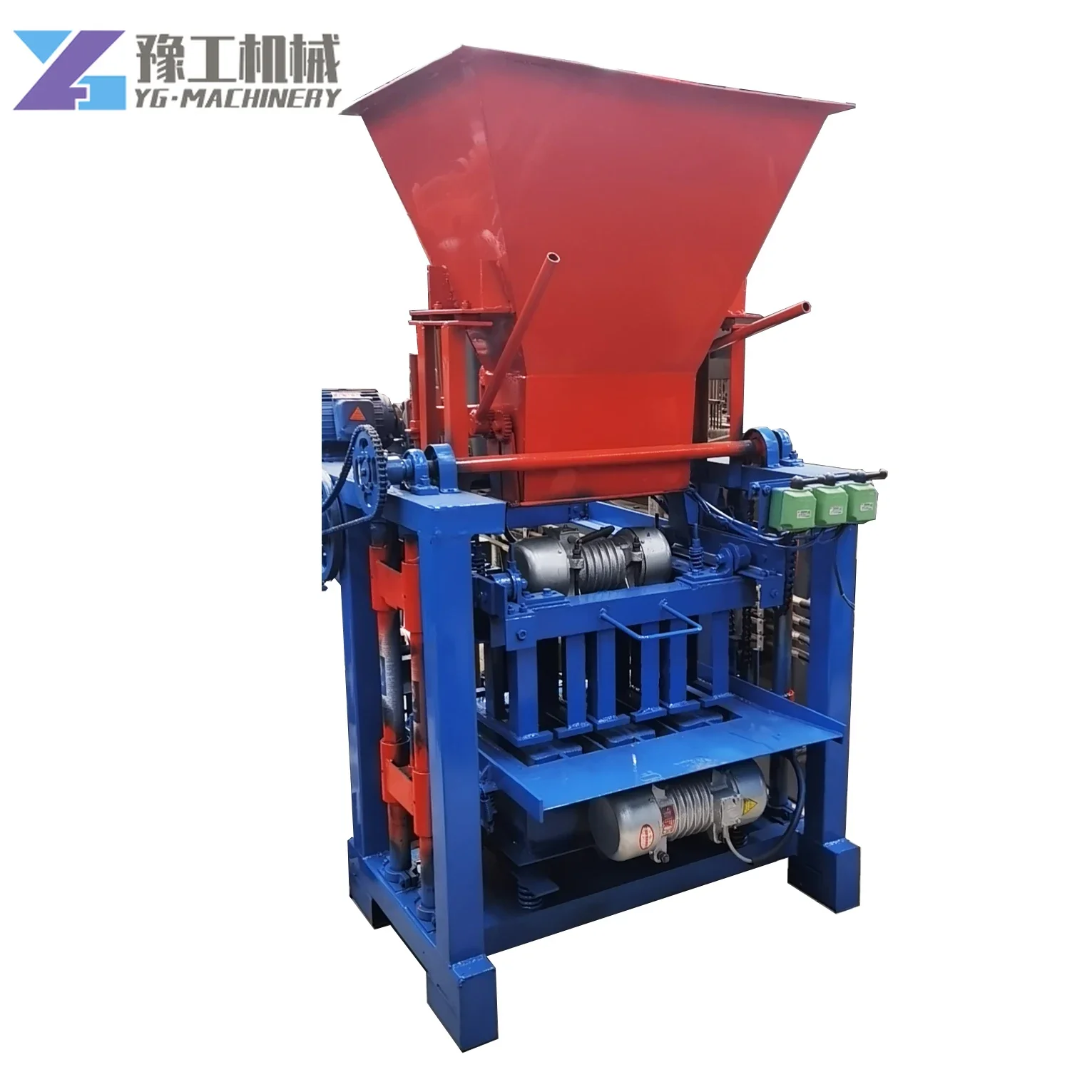 YG Low Cost Electric Concrete Fly Ash Cement Manual Hollow and Solid  Brick Making Machine for Sale Price List in Hl