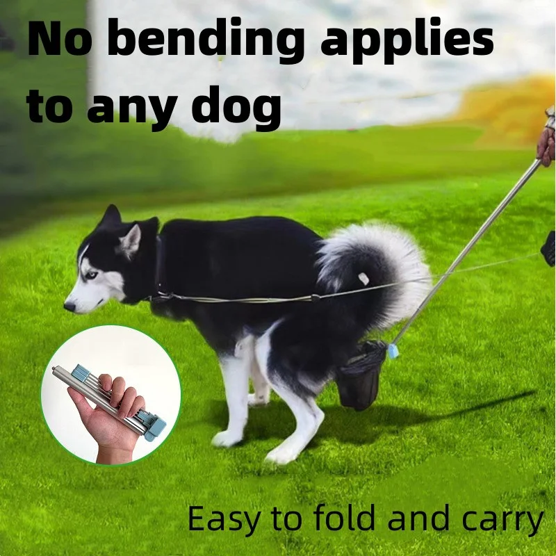 Foldable Portable Pooper Scooper Pet Dog Dedicated for Picking Up Excrement Going Out Walking Dog Toilet Clean Dog Convenience