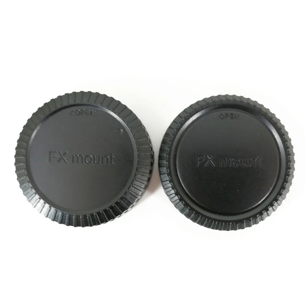 Rear Lens Cap Cover + Camera Front Body Cap for Fujifilm Fuji Fujinon XF XC X Mount X-T5 X-T4 X-H2 X-E4 X-A7 X-T30 as BCP-001