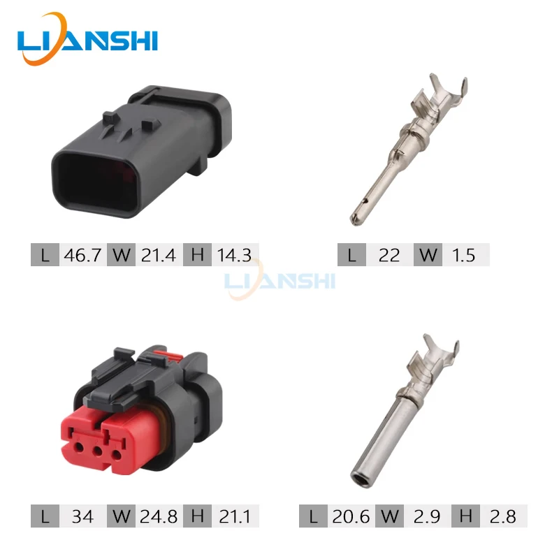 600-813-1 geeignet für Bagger fräser Motoröl drucksensor Stecker 2p Kabelbaum stecker mit Klemme