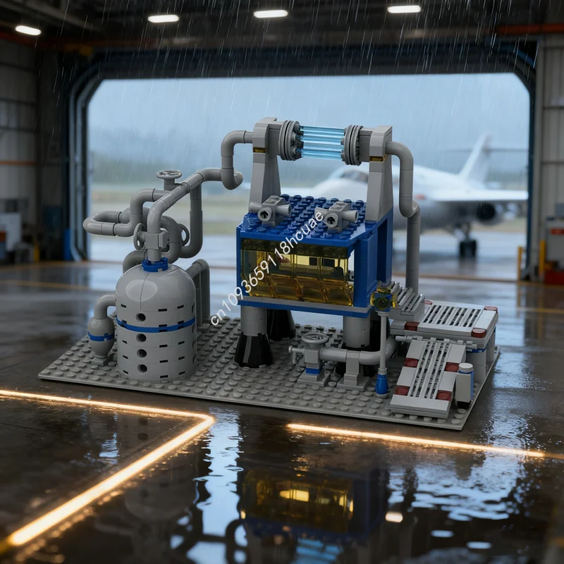 

437pcs MOC Space Gas Mine Classic Spaceed Model Building blocks Assemble DIY Education Brick Christmas gifts Kids toy Birthday