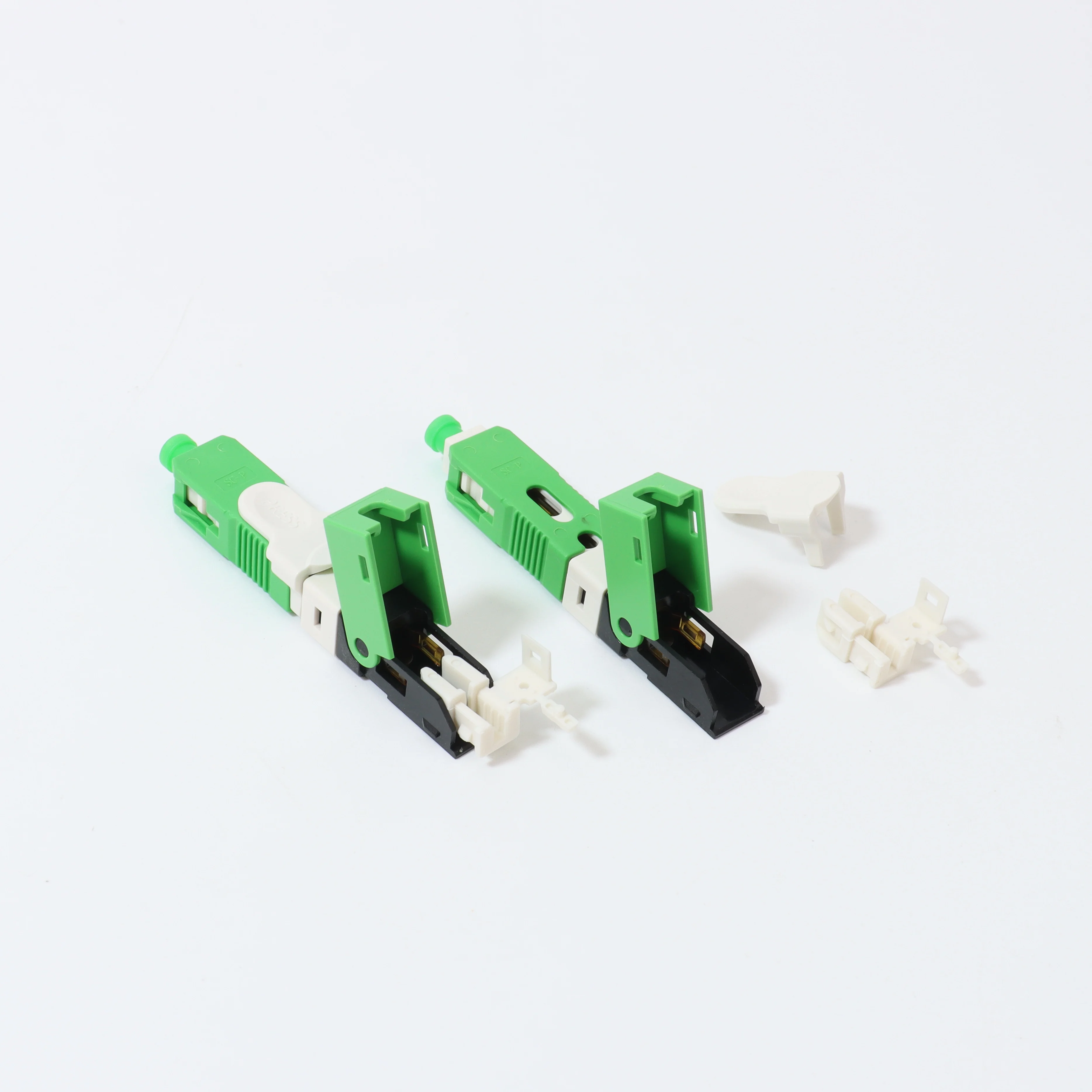 SC APC SC UPC Fiber Quick Connector, Telecom Grade FTTH Fiber Optic Fast Connector, 100Pcs Bulk Wholesale, Factory Direct Sale