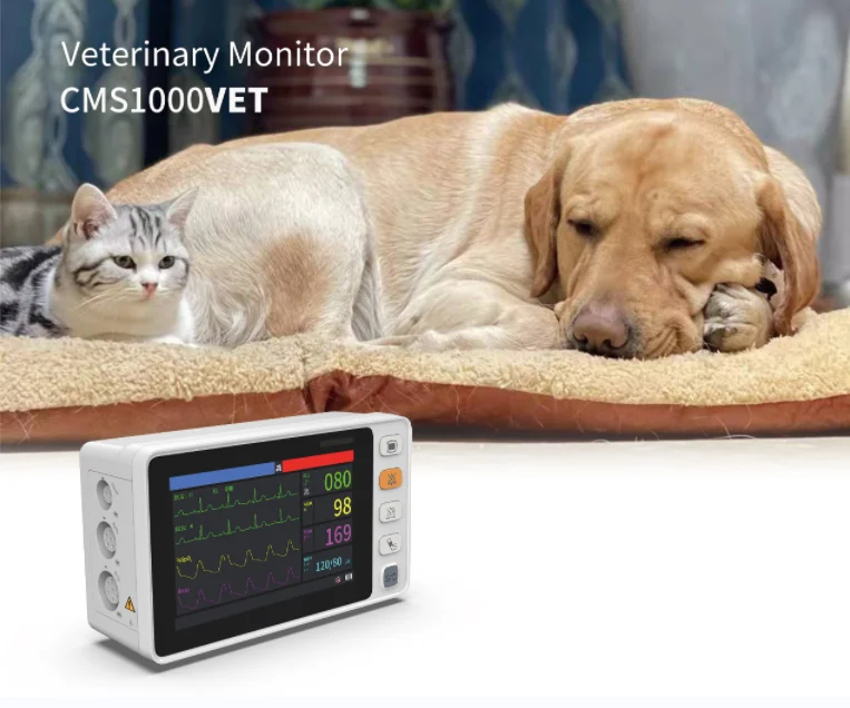 CONTEC Portable Patient Monitor Human/Veterinary 5\