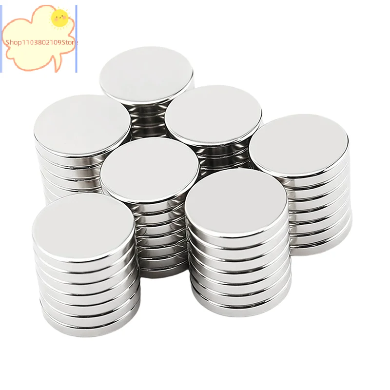 【HT】【HT】30Pcs Strong Round Home Decoration Magnet For Fridge DIY Projects Building Scientific Craft Teach And Office