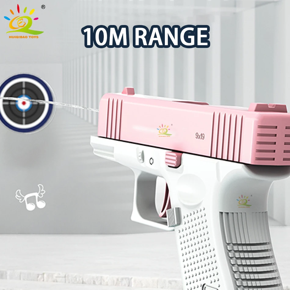 2025 Children Water Storage Gun Pistol Shooting Toy Automatic Summer Outdoor Play Water Sports Beach Toys For Boys Adults Gift