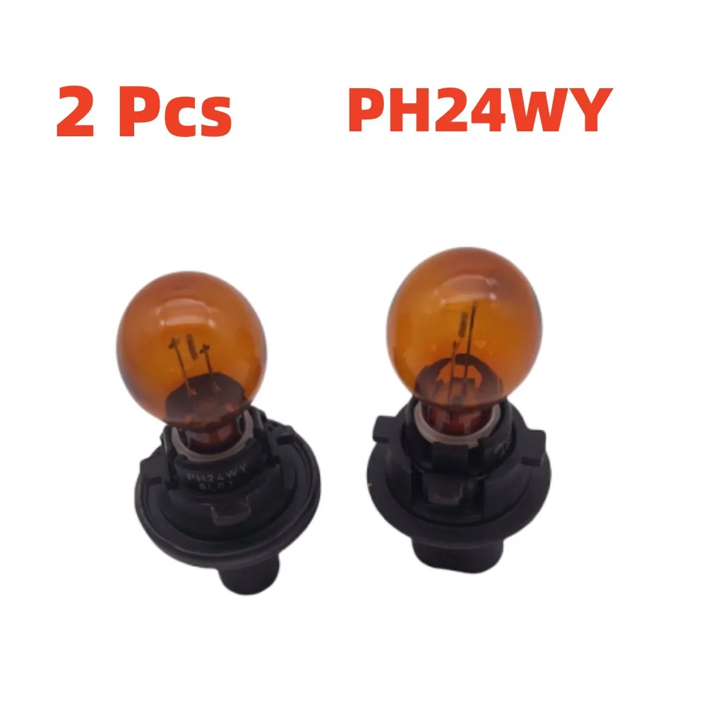 

2 шт. указатели поворота PU20d/6 12272 12 В/24WY PH24WY Янтарная оригинальная галогенная лампа для Audi A4 Q5 S4 Cadillac GMC VW SKODA