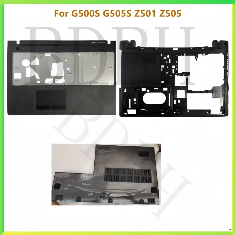 For Lenovo G500S G505S Z501 Z505 Laptop Top Case Palmrest Bottom Cover HDD RAM Cover Replacement