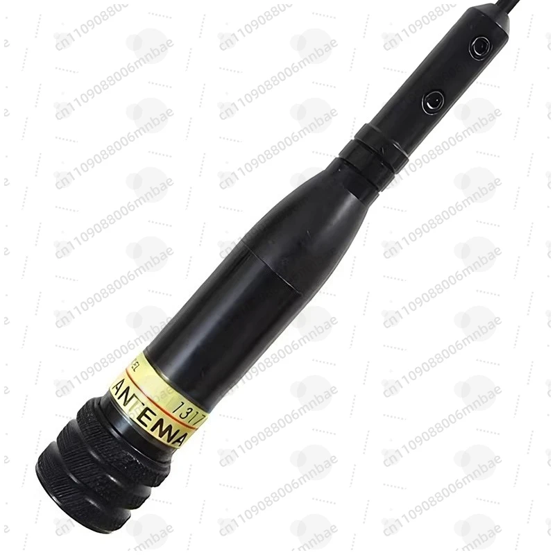 1317 UV dual-segment car radio antenna, black and white pig tail antenna 29.5cm accessories