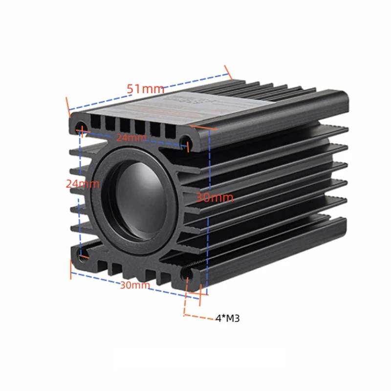 638nm Red/ 450nm Blue/ 520nm Green Fat Beam Laser Module Coarse Bean 200mw/300mw/500mw Stage Laser Show Lights