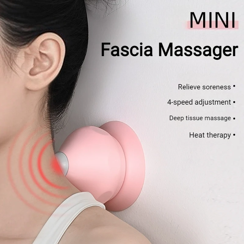Silicone Small Electric Massage Balls Multifunctional Heating Vibration Wall-mounted Massage Ball Professional Muscle Massager
