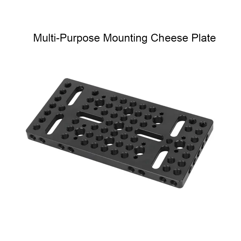 CAMVATE Universal Multi-Purpose Mounting Cheese Plate with ARRI Accessory Mount 1/4