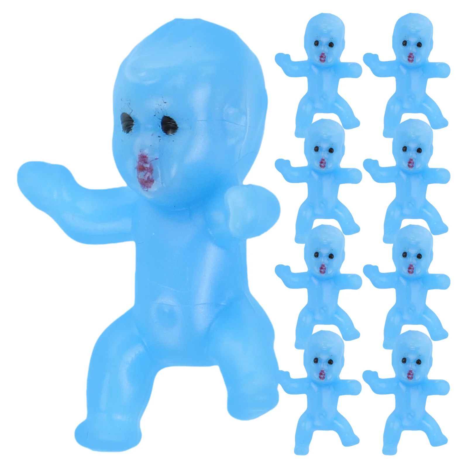 

50Pcs Small Plastic Babies Mini Cute Realistic Baby Figurines for Baby Shower Cake Decoration Party Favor Plastic Babies