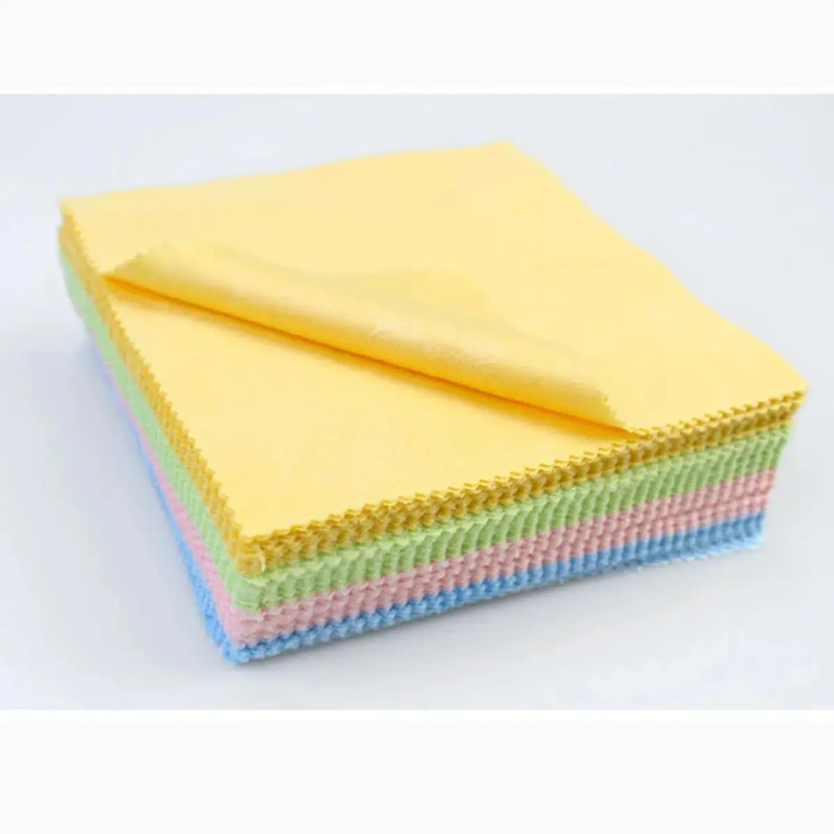 10/20/50/100pcs Chamois Glasses Cleaner Jewelry Care Wipe Cleaning Cloth Microfiber For Glasses Lens Phone Screen(Random Color) image 6
