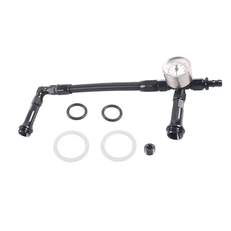 Cross Border AN6 Dual Feed Carburetor Braided Nylon Fuel Line Dual Pump for Holley 4150 Carburetor