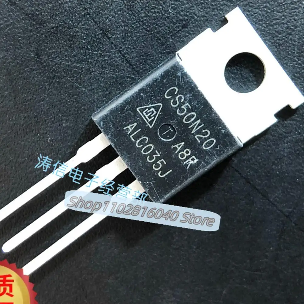 10PCS/Lot CS50N20  CS50N20A8R TO-220 50A/200V  Best Quality Imported Original Spot