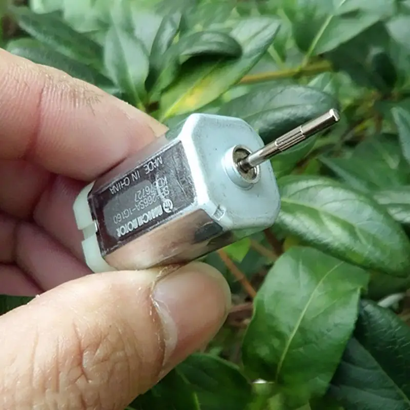 Six-pole Rotor High Torque Micro Motor Car Folding Mirrors DC12V 7200rpm Precision Square DC Motor with Precious Metal Brush