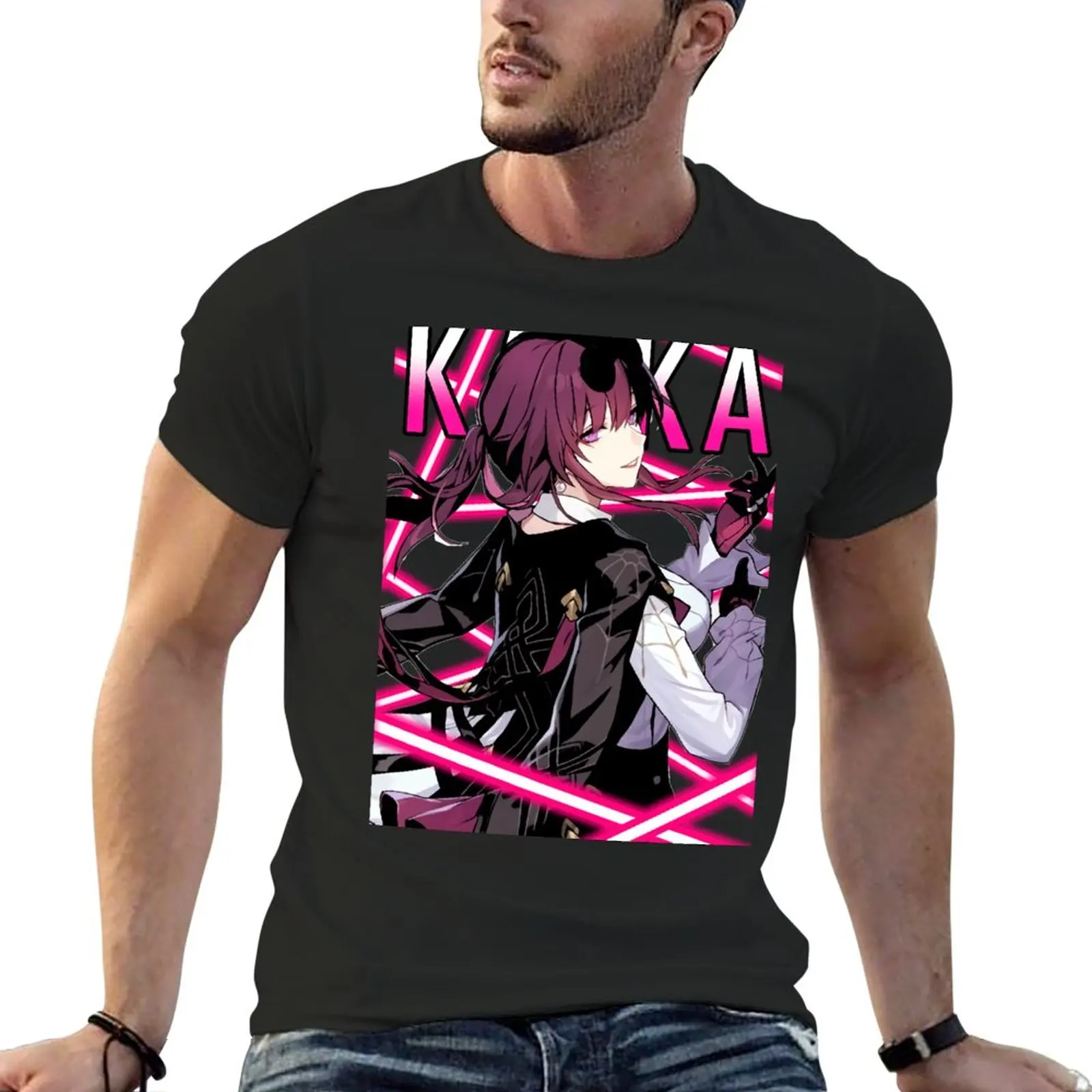 

New Kafka Shirt honkai star rail Game Shirt Waifu shirt Honkai Stickers Decals honkai star rail honey T-Shirt