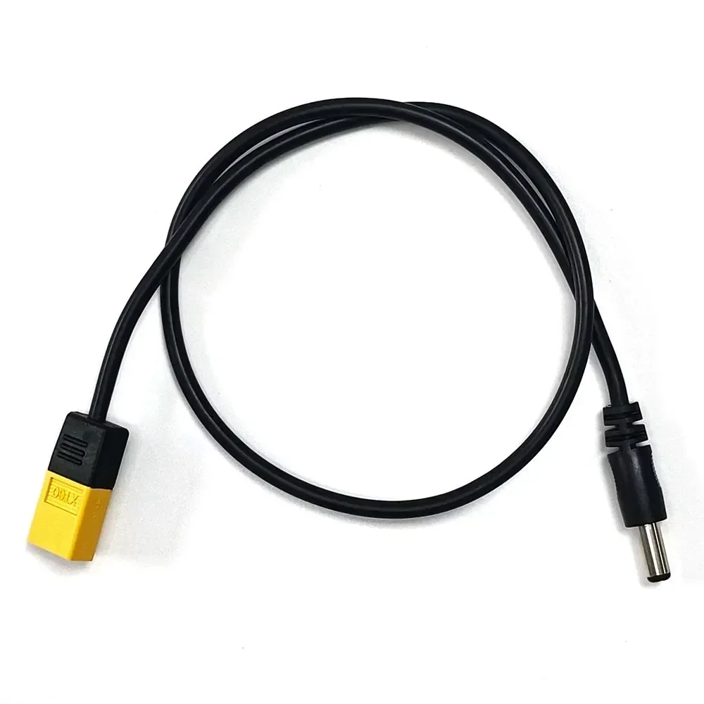 XT60 Male Bullet Connector To Male DC DC5525 Power Cable 5.5x2.5mm Adaptor For TS101 PINE64 SH72 Electronic Soldering Iron