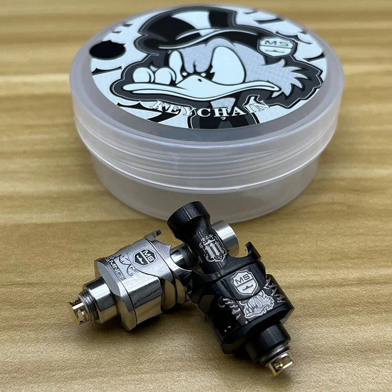 Monarchy Mobb MS Inverted Duck RBA Bridge 316ss vape rba  With 4pcs Air Pin 2.5/3.0/3.5/4.0mm for Billet / BB / AIO / Boro Mod