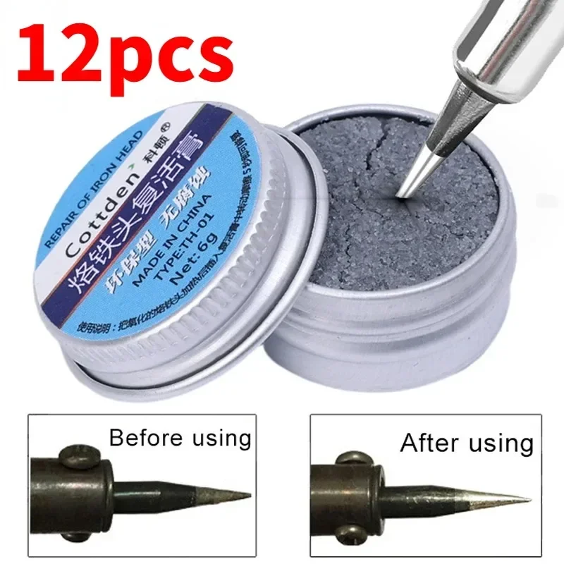 

Soldering Iron Tip Refresher Non-stick Tin Solder Cream Clean Paste For Oxide Head Resurrection Oxidative Activator Wholesale