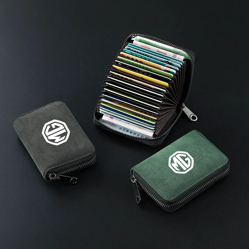 

Multifunctional Card Bag 18 Cards Slot Credit Card Holder Zipper Card Wallet Key Bag for MG HS EHS MG3 MG5 MG6 MG7 GT RX5 ZT