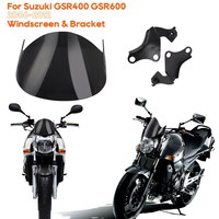 Motorcycle Windscreen For Suzuki BK400 BK600 GSR400 GSR600 GSR BK 400 600 2006-2012 Windshield Wind Screen Deflector Cover Guard