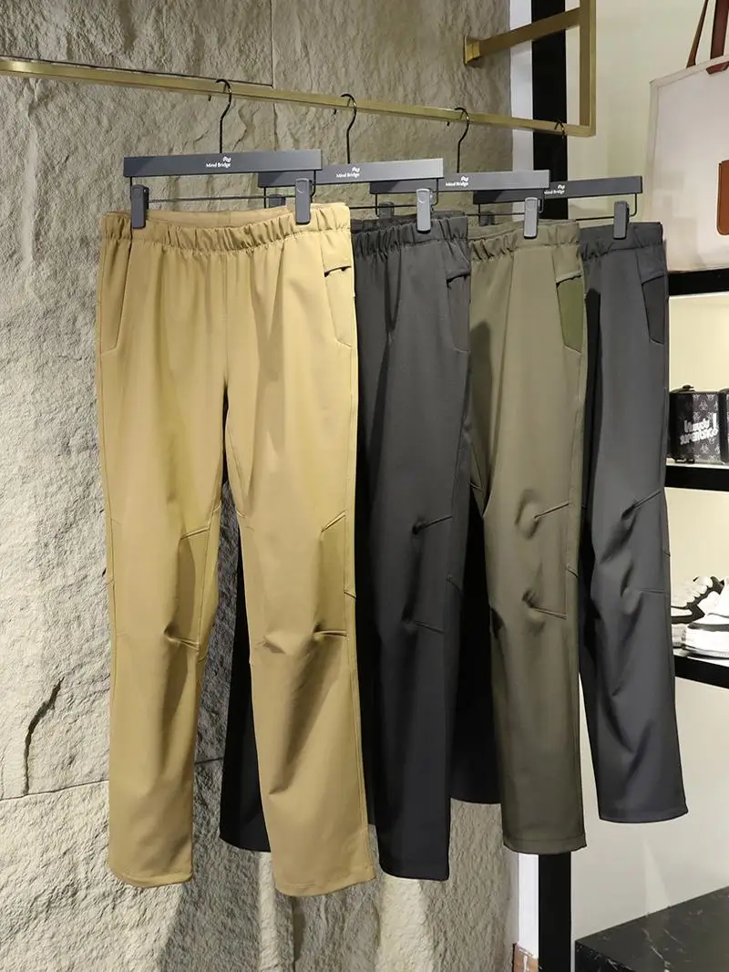 

Outdoor Climbing Pants Men's Fce Lined Soft ell Casual Long Trousers Faionable Urban Sle Straight Leg Pants