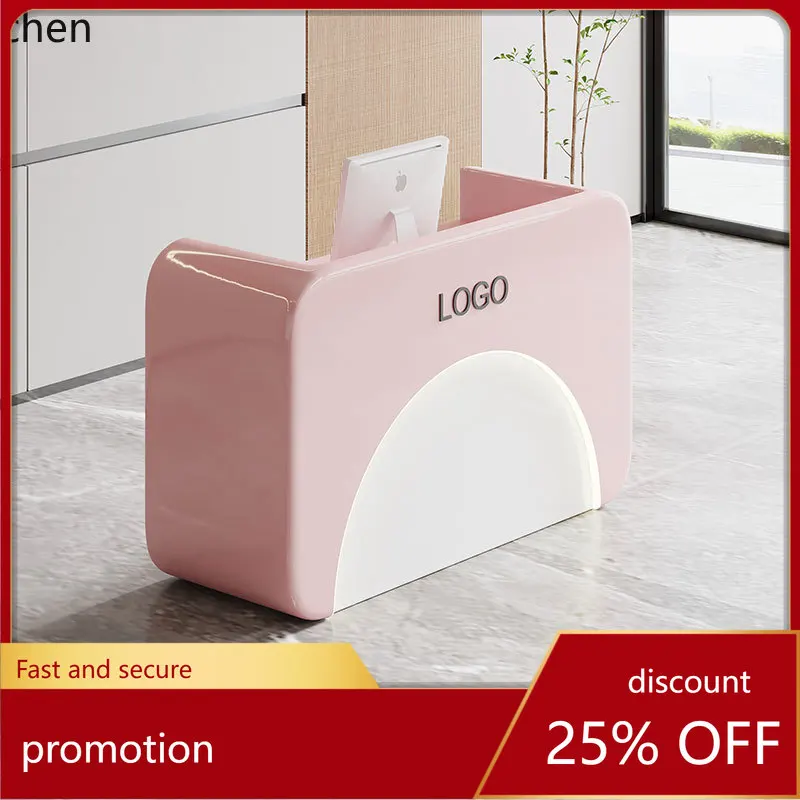 

HT small bar checkout page small reception desk simple clothing store beauty salon cash register table