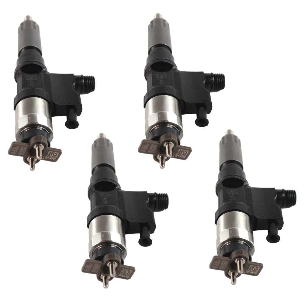 4pcs 095000-5471 095000-8901 973297035 086547479165 Fuel Injectors for 2001-2007 Denso Isuzu NPR NPR-HD 4HK1 Diesel Engine