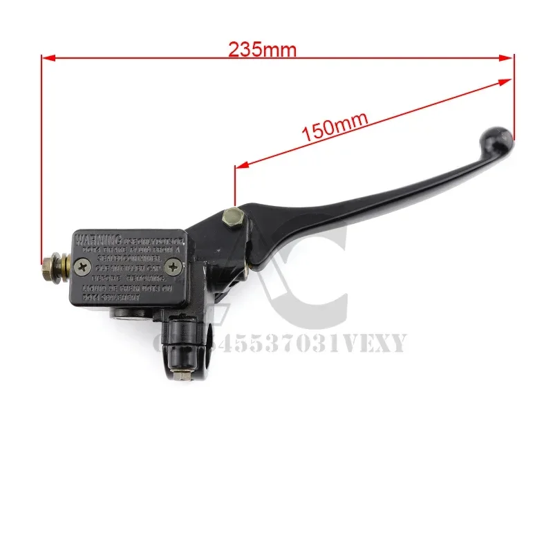 رافعة فرامل هيدروليكية لدراجة نارية ، اسطوانة رئيسية أمامية ، يمين للدراجة الترابية حفرة مركبة ، دراجة رباعية الدراجة عربات التي تجرها الدواب غو كارت ، موتوكروس #2
